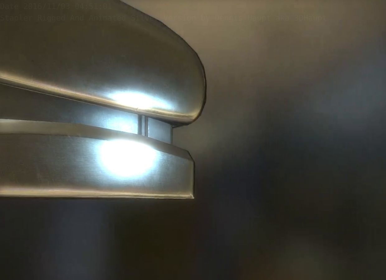 Stapler Pack Rigged And Animated Low-poly 3D model_219