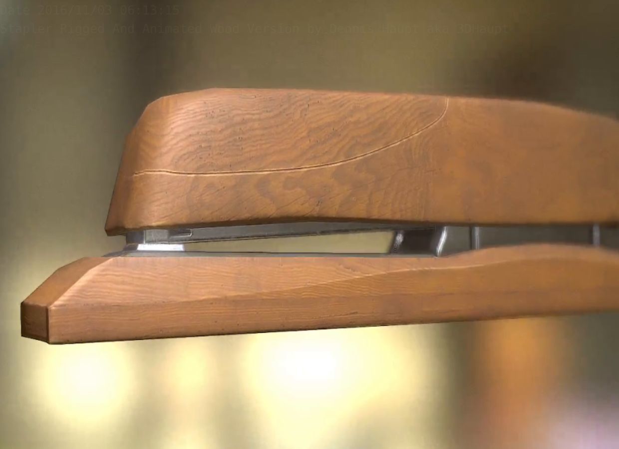 Stapler Pack Rigged And Animated Low-poly 3D model_142