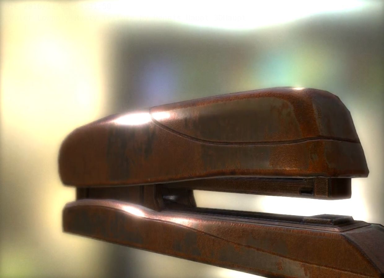 Stapler Pack Rigged And Animated Low-poly 3D model_20