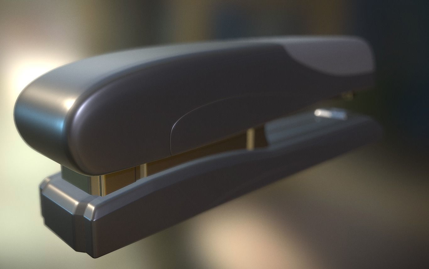 Stapler Pack Rigged And Animated Low-poly 3D model_103