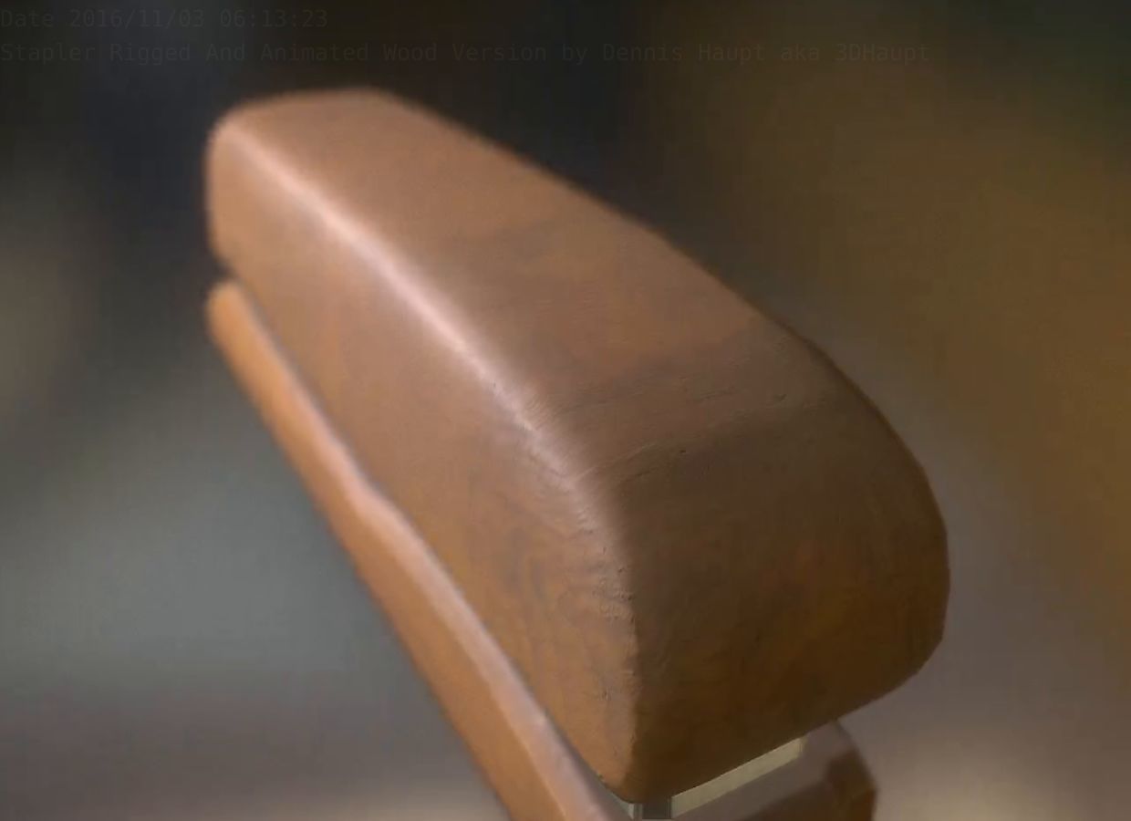 Stapler Pack Rigged And Animated Low-poly 3D model_198