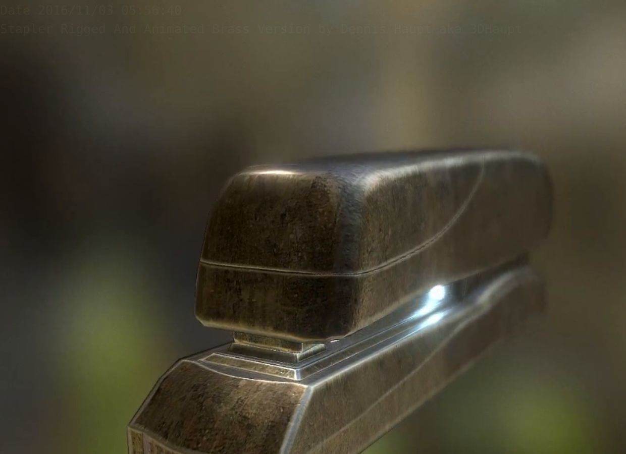 Stapler Pack Rigged And Animated Low-poly 3D model_74