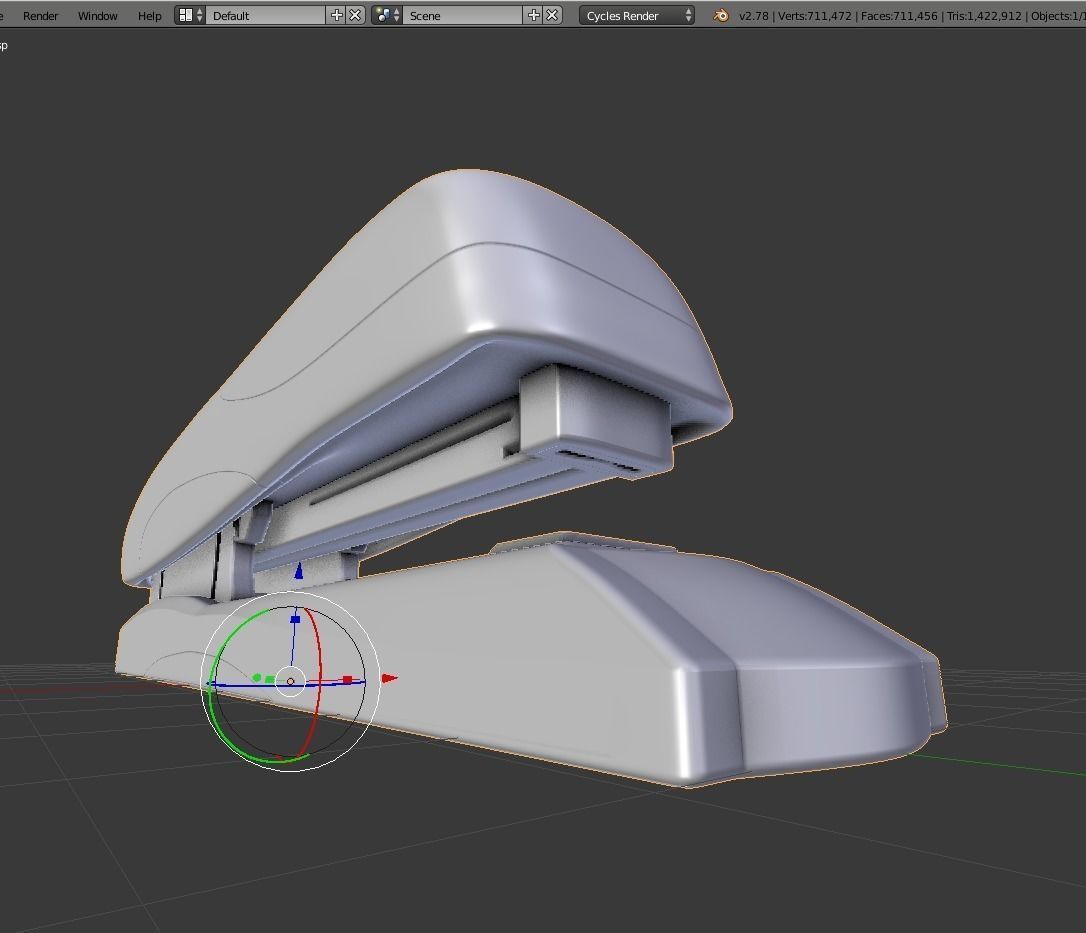 Stapler Pack Rigged And Animated Low-poly 3D model_49