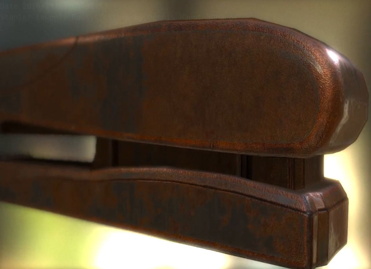 Stapler Pack Rigged And Animated Low-poly 3D model_26