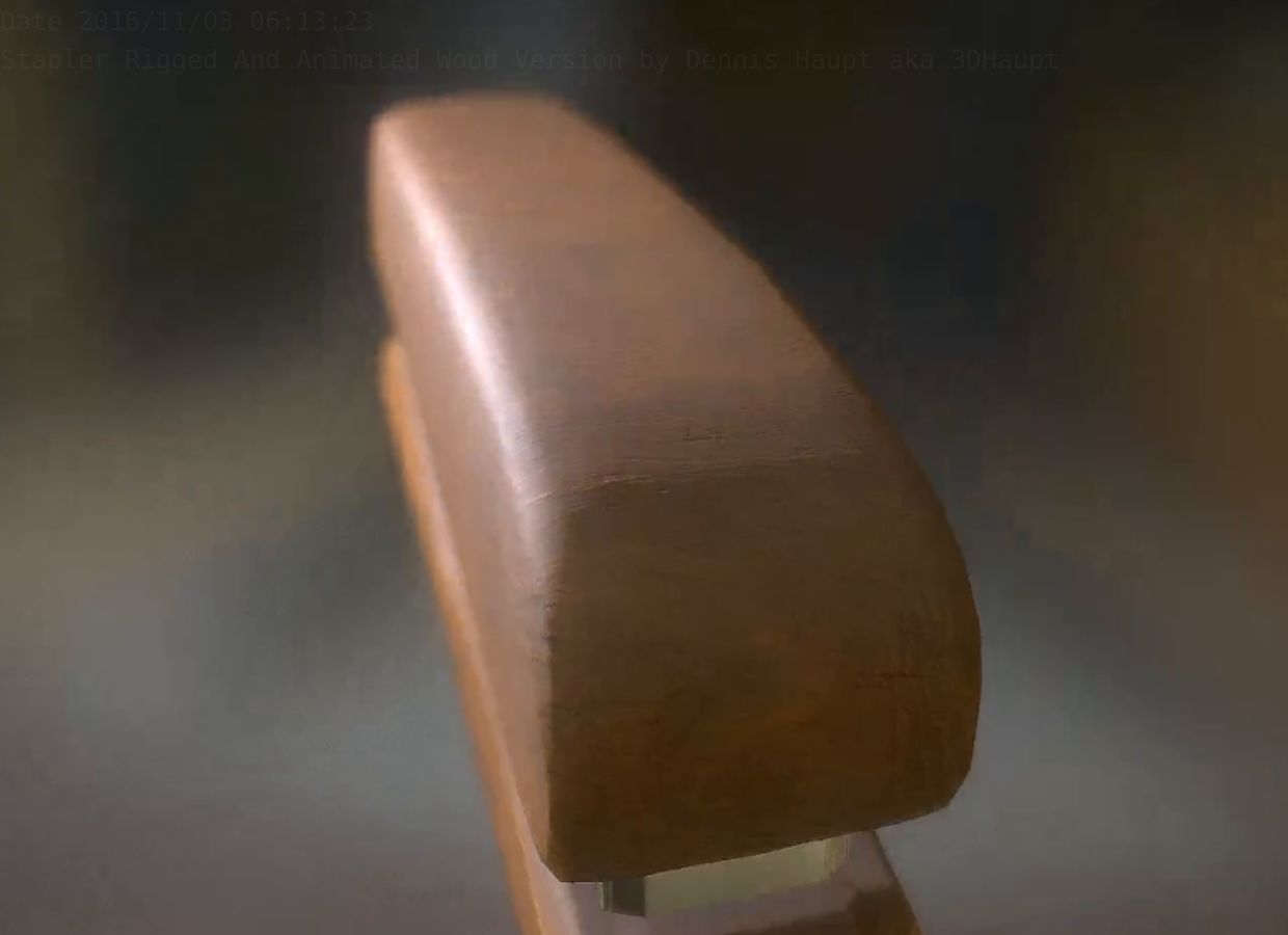 Stapler Pack Rigged And Animated Low-poly 3D model_69