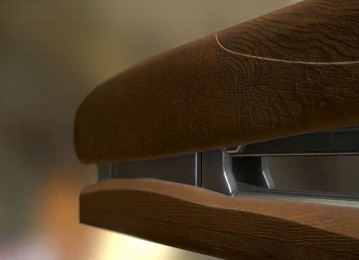 Stapler Pack Rigged And Animated Low-poly 3D model_265