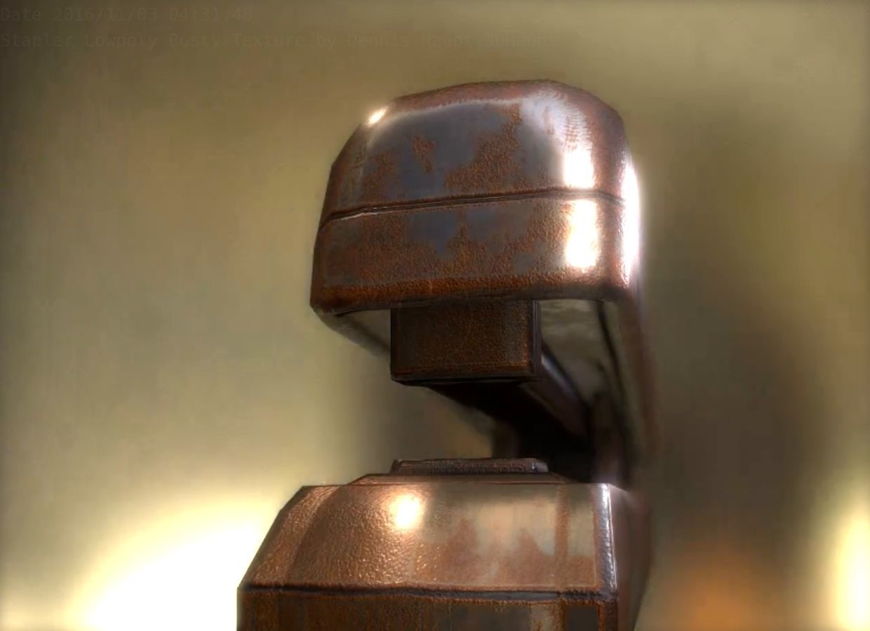 Stapler Pack Rigged And Animated Low-poly 3D model_19