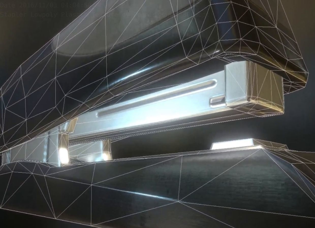 Stapler Pack Rigged And Animated Low-poly 3D model_84