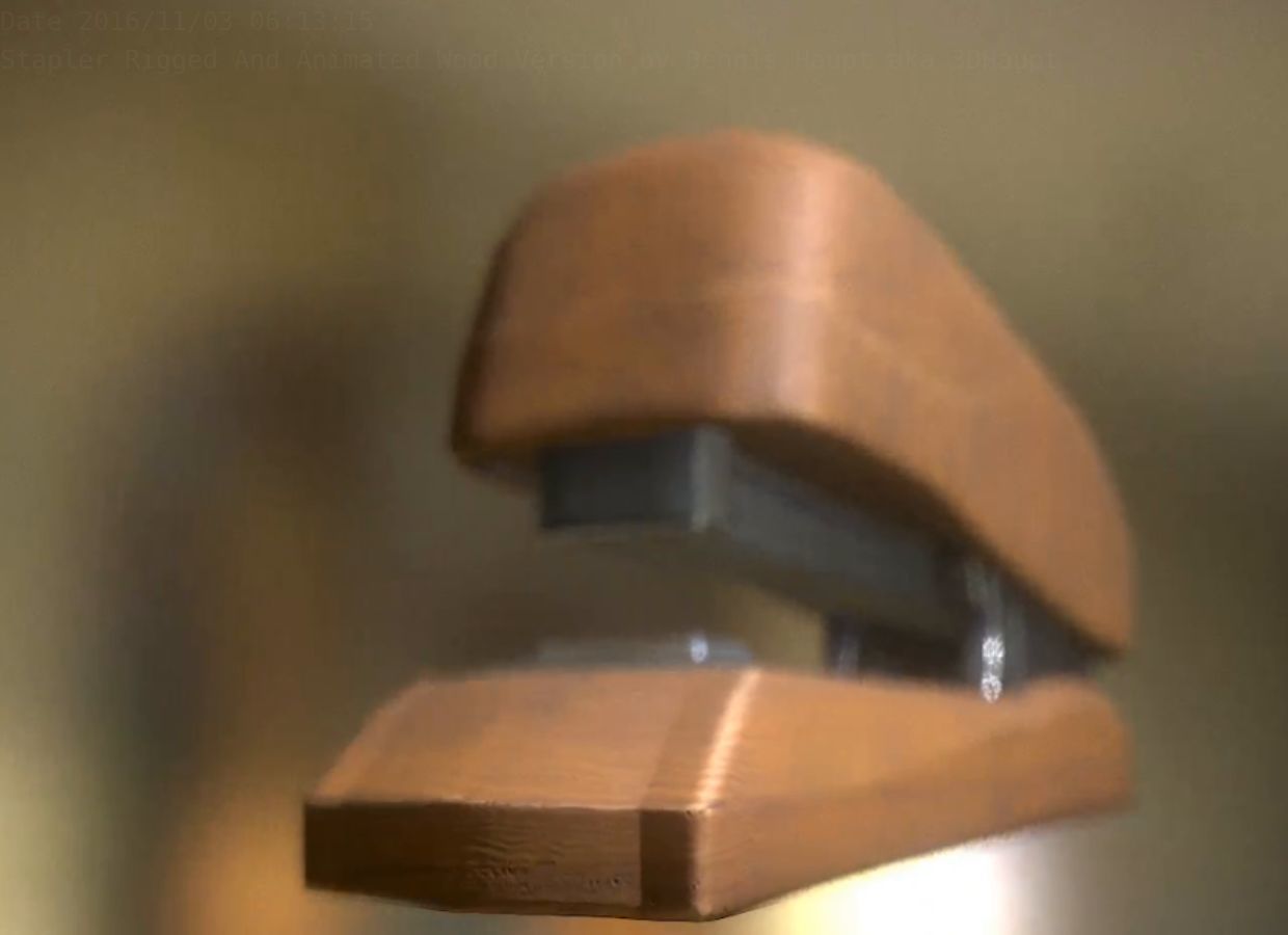 Stapler Pack Rigged And Animated Low-poly 3D model_189