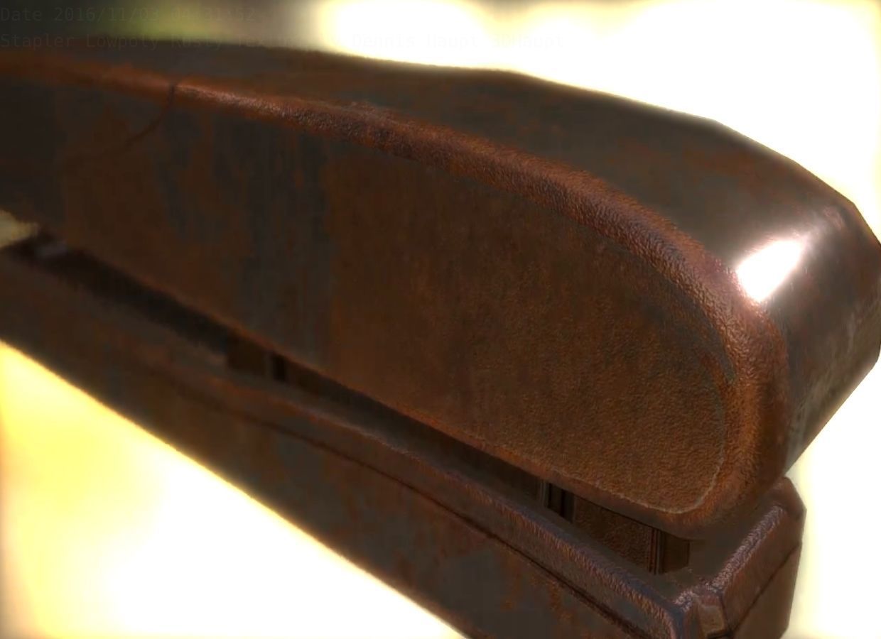 Stapler Pack Rigged And Animated Low-poly 3D model_24