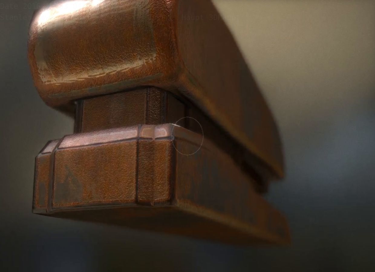 Stapler Pack Rigged And Animated Low-poly 3D model_27