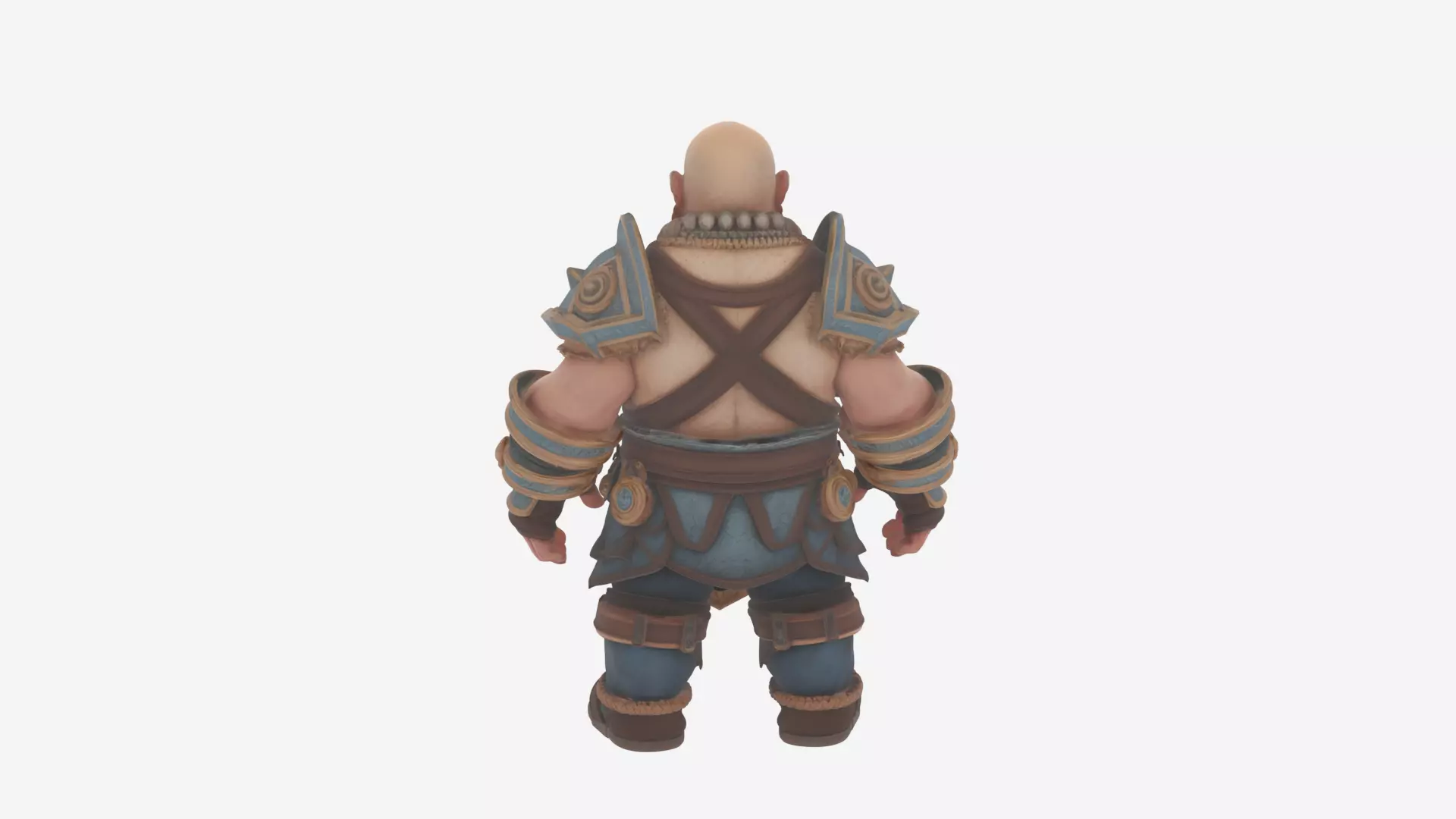 Mischievous Dark Gnome Warlock with Fel Magic 3D Model 3D model_3