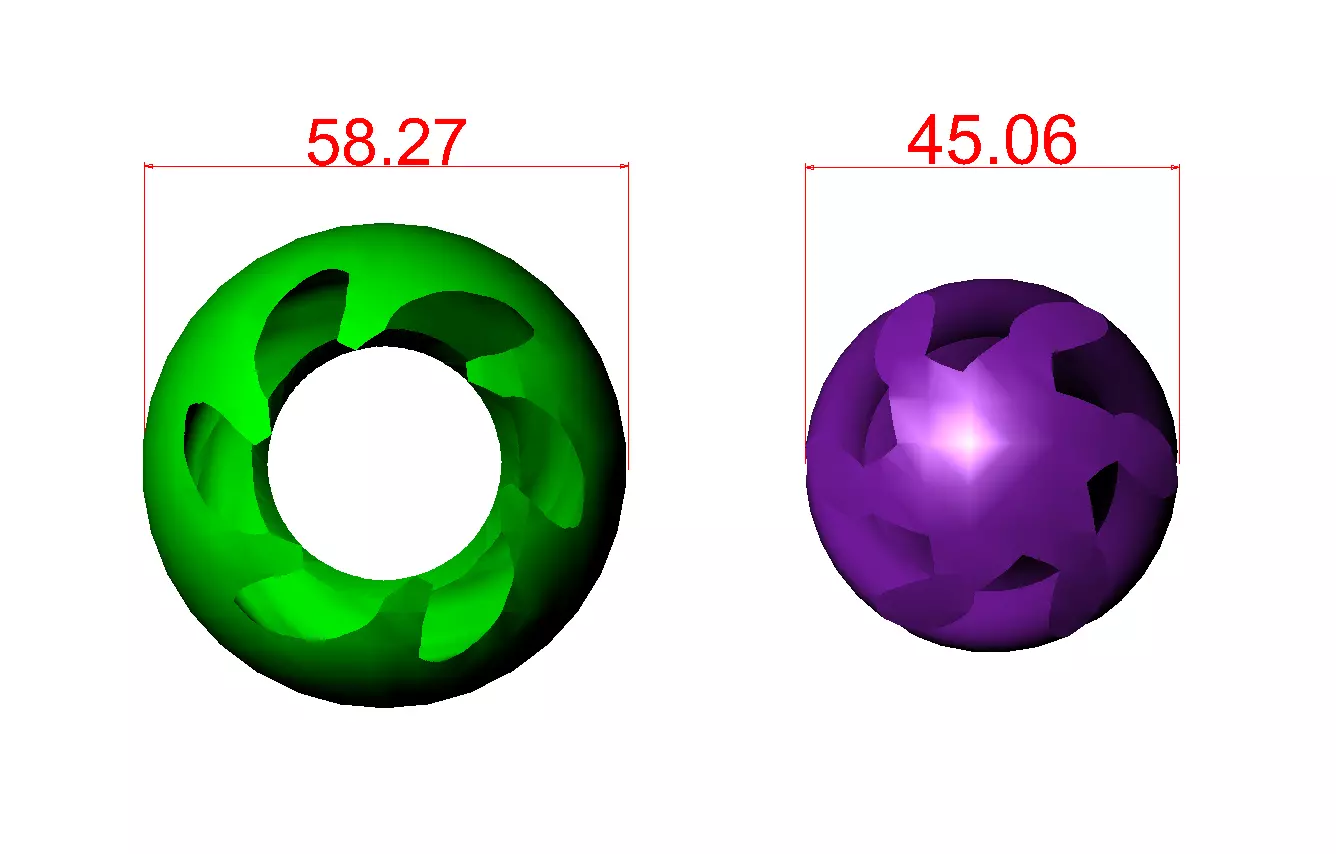 Round Fidget Toy 3D print model_1