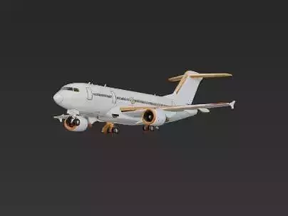 Luxury Private Jet Holiday Tour 3D Model Int