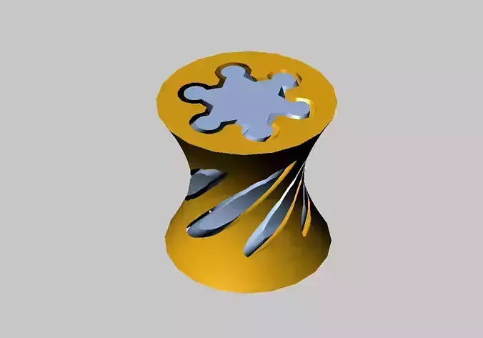 Hyperboloid spiral Fidget toy 3D print model