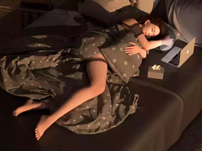 Sleeping Beautiful Girl