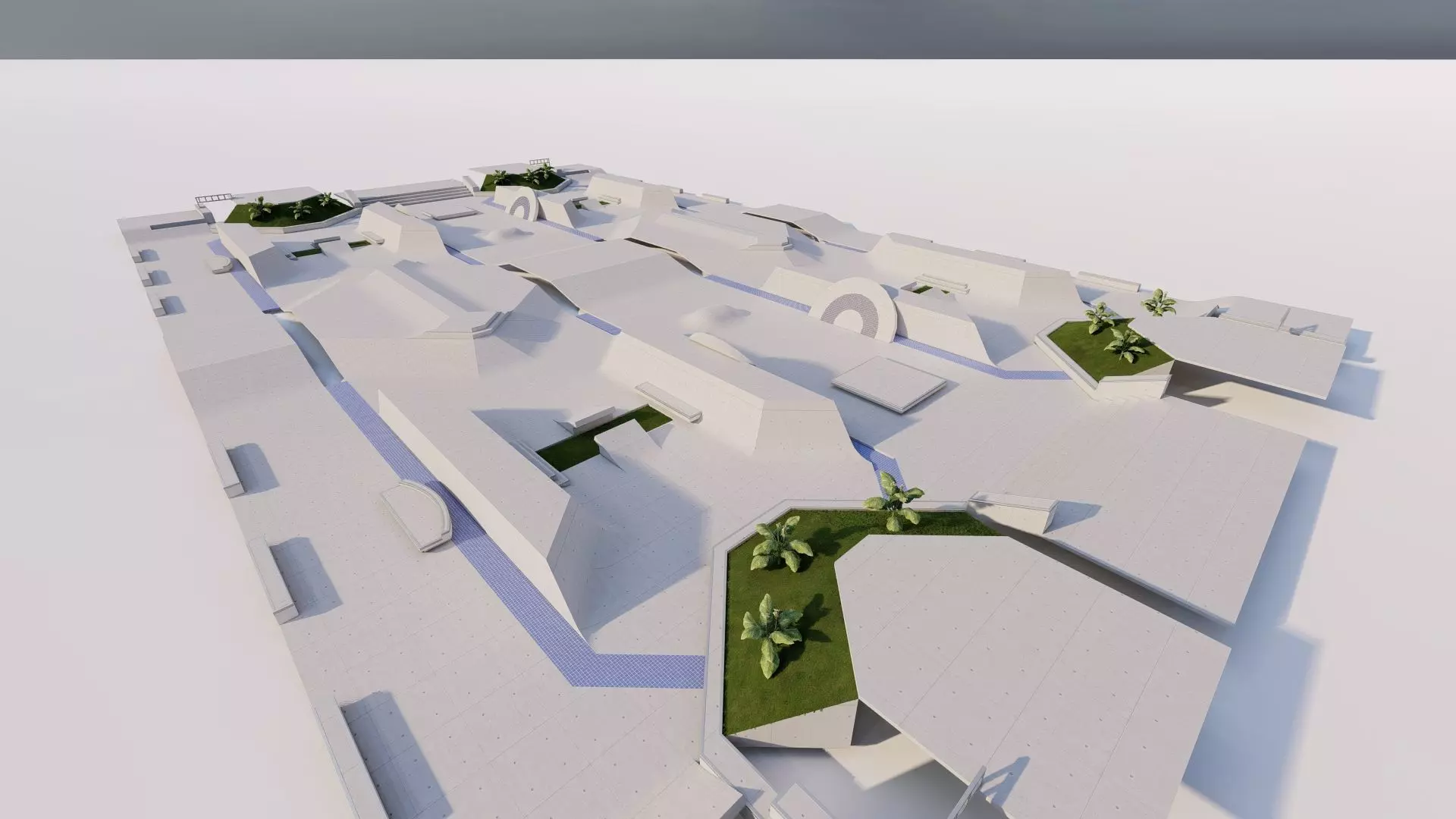 Skatepark-Skate Park PACK 3D model_6