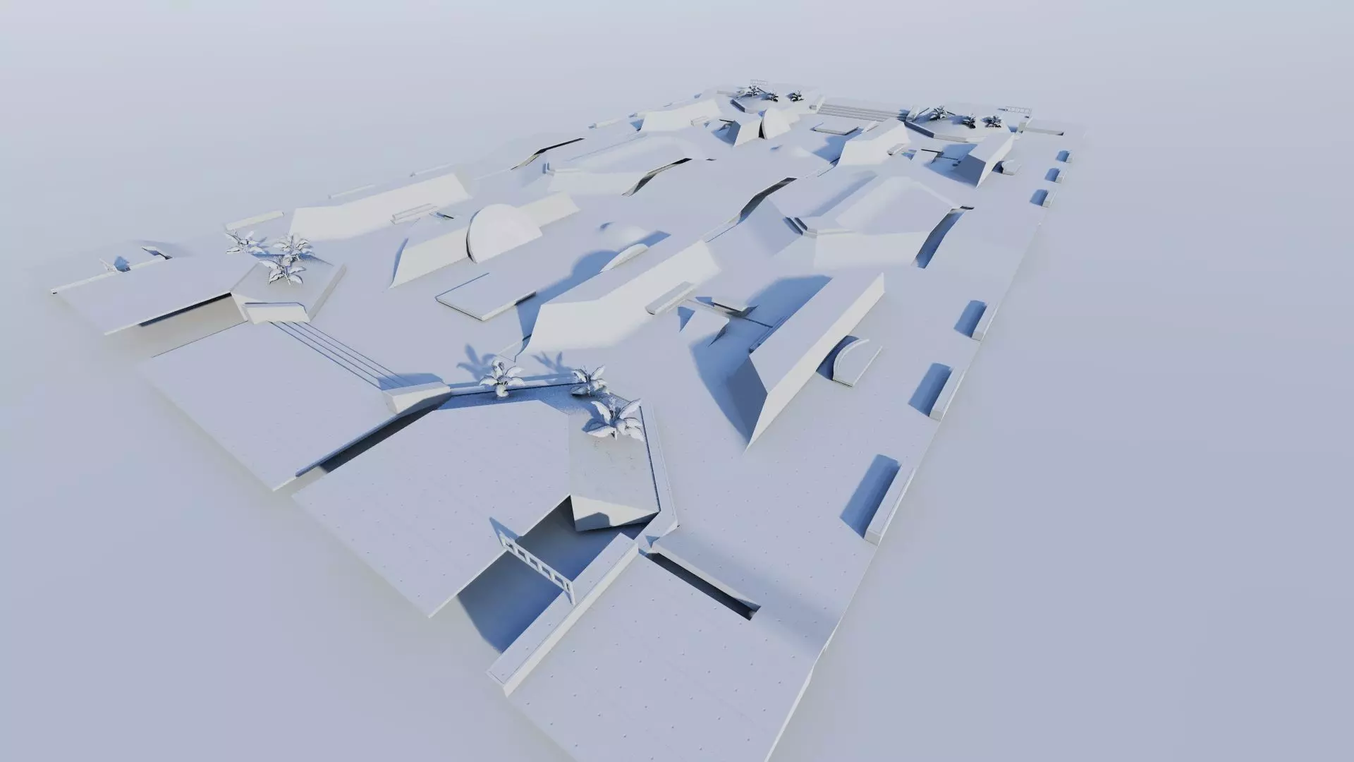 Skatepark-Skate Park PACK 3D model_18