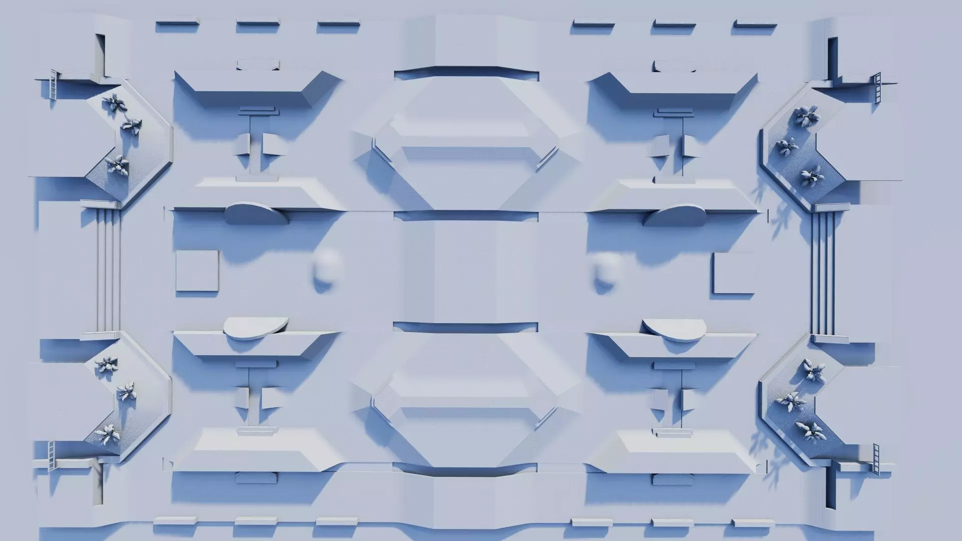 Skatepark-Skate Park PACK 3D model_11