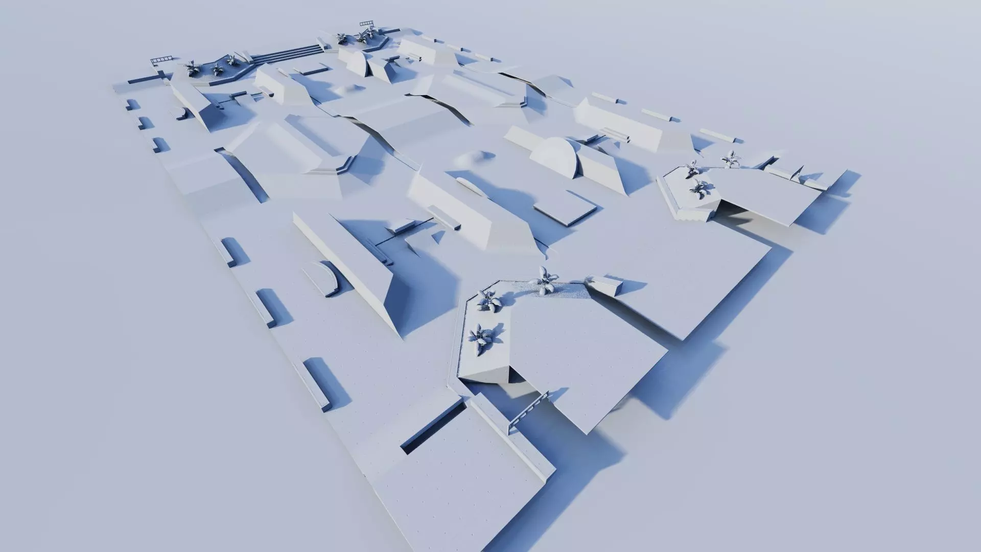 Skatepark-Skate Park PACK 3D model_14