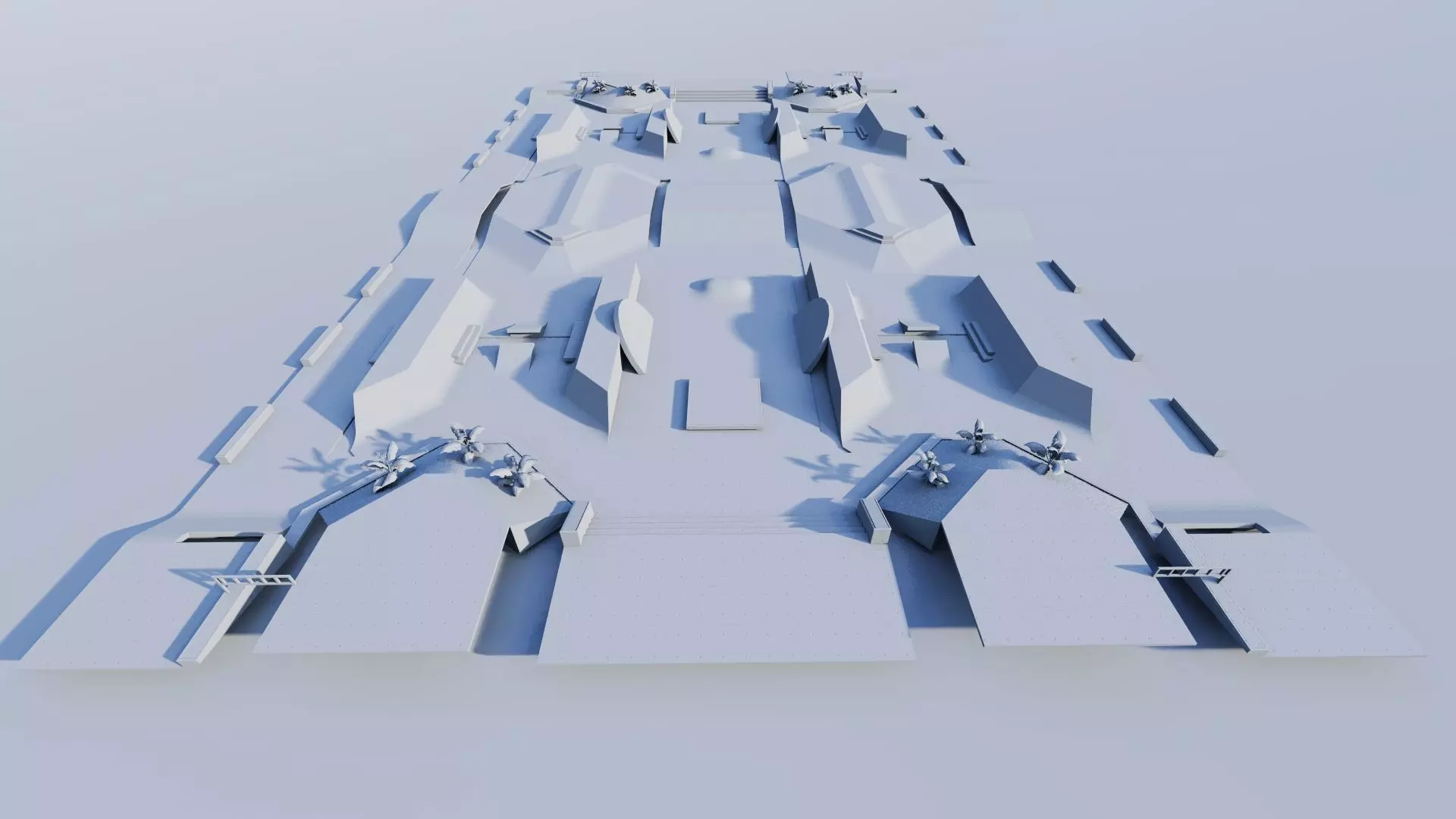 Skatepark-Skate Park PACK 3D model_17