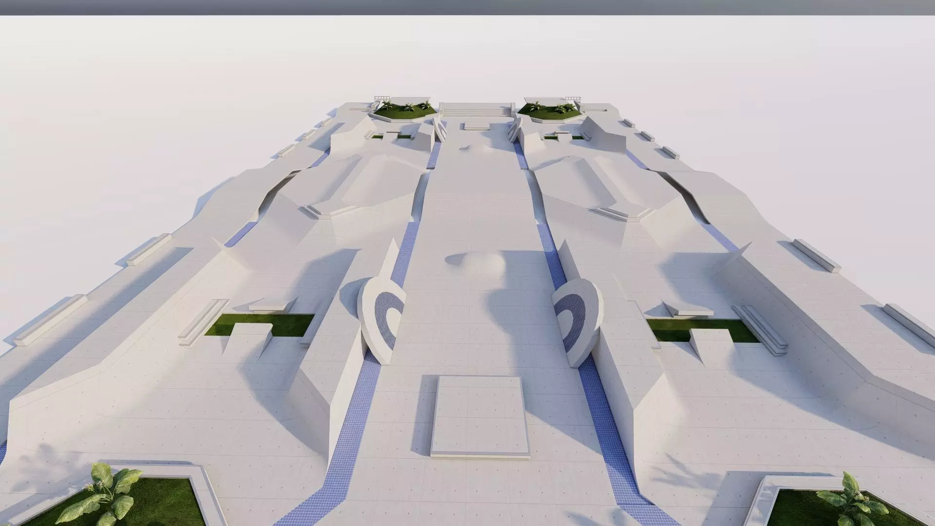Skatepark-Skate Park PACK 3D model_5