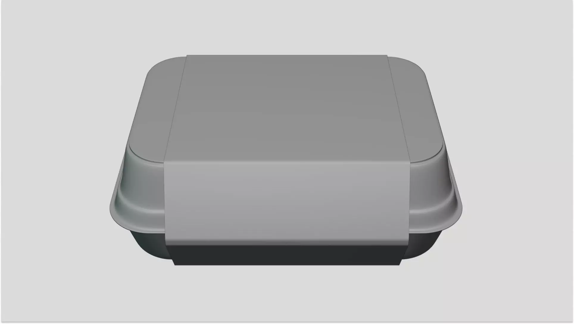 Food Container - Geometry Only No Textures No Materials 3D model_3