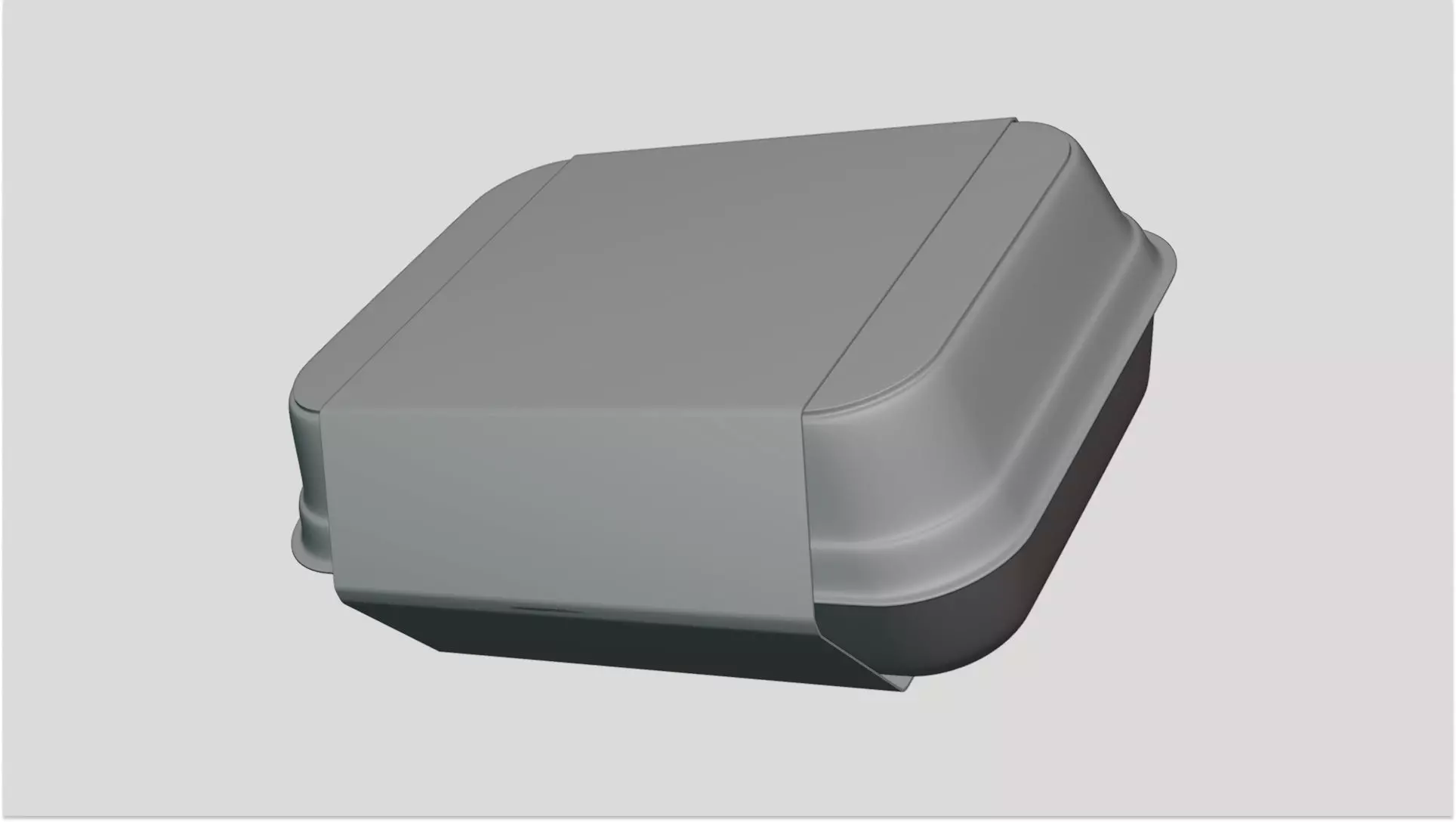 Food Container - Geometry Only No Textures No Materials 3D model_5