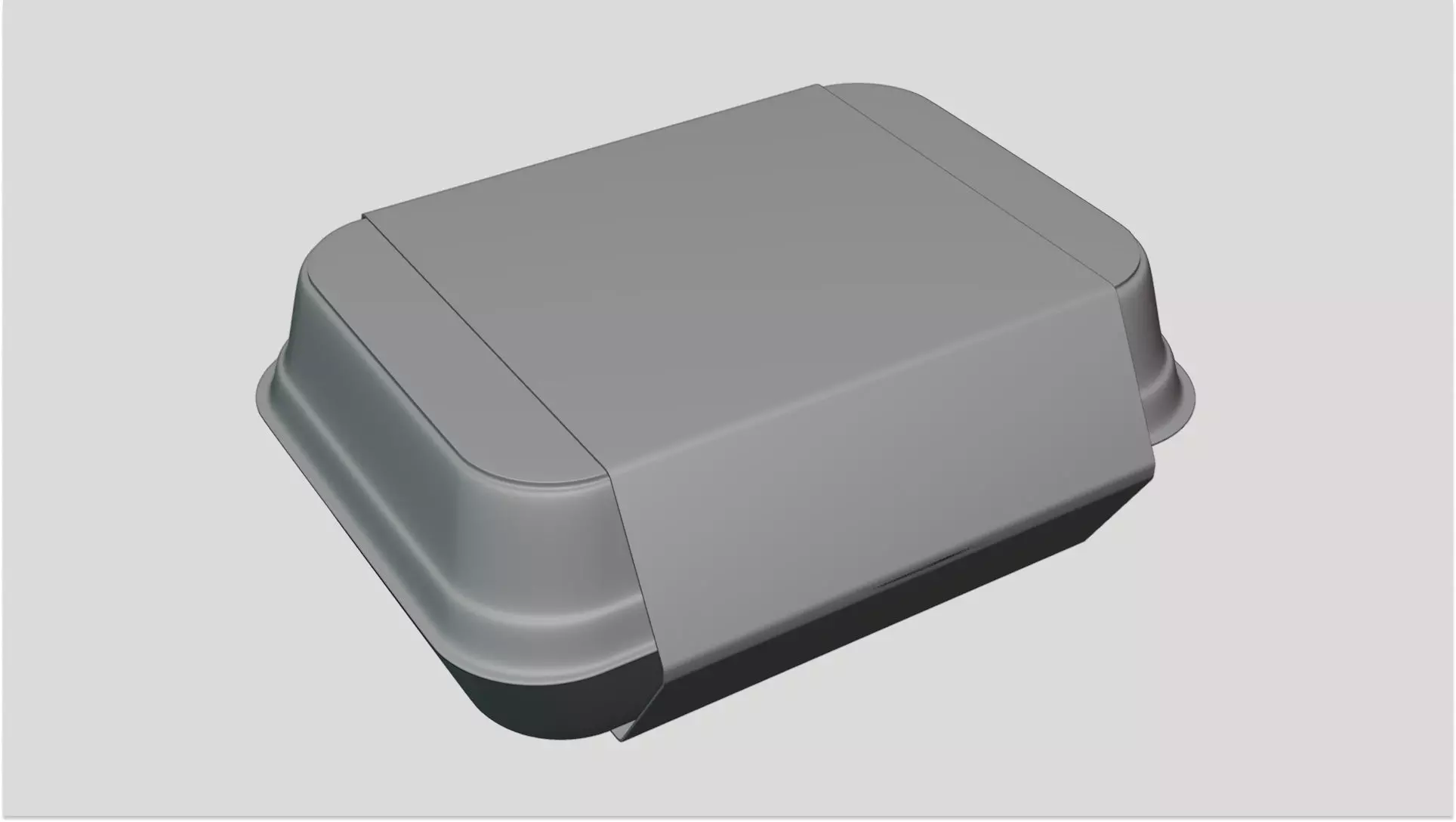 Food Container - Geometry Only No Textures No Materials 3D model_4