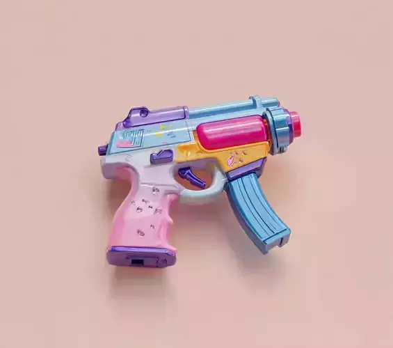 Cute Colorful Sci Fi Toy Blaster