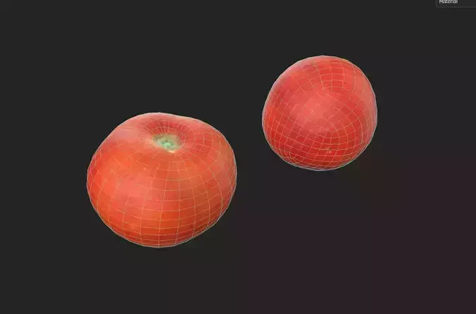 Tomato M03 Low-poly 3D model 2