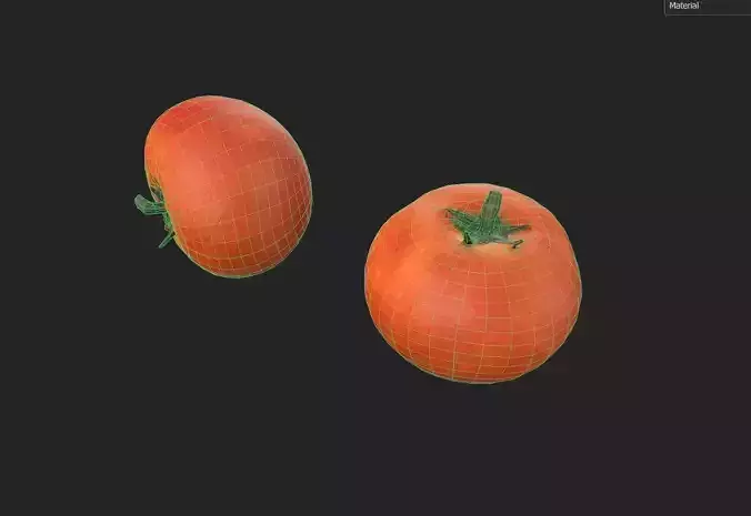 Tomato M04 Low-poly 3D model 7