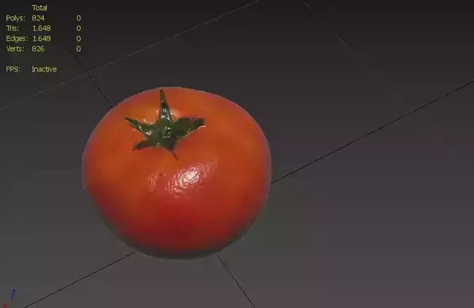 Tomato M04 Low-poly 3D model 3