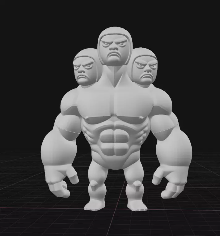 Tricerus 3D print model_1