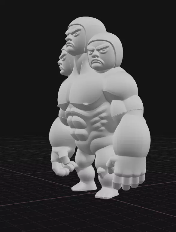 Tricerus 3D print model_2