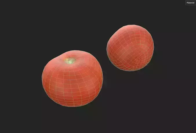 Tomato M08 Low-poly 3D model 2