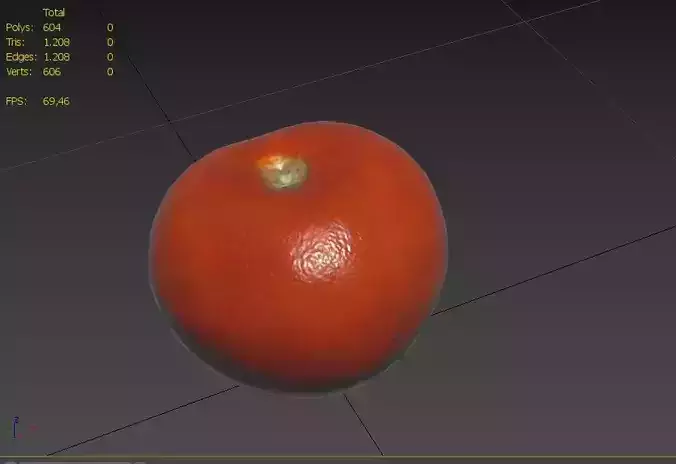 Tomato M08 Low-poly 3D model 3
