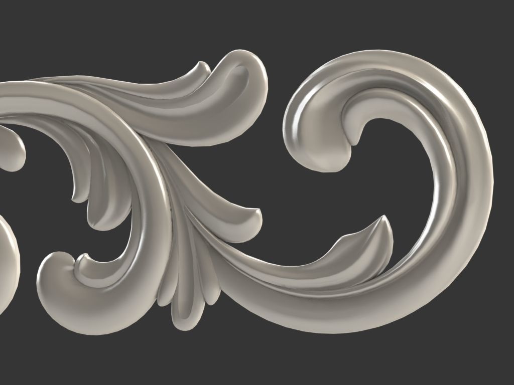 Carved decoration 2 3D print model_2
