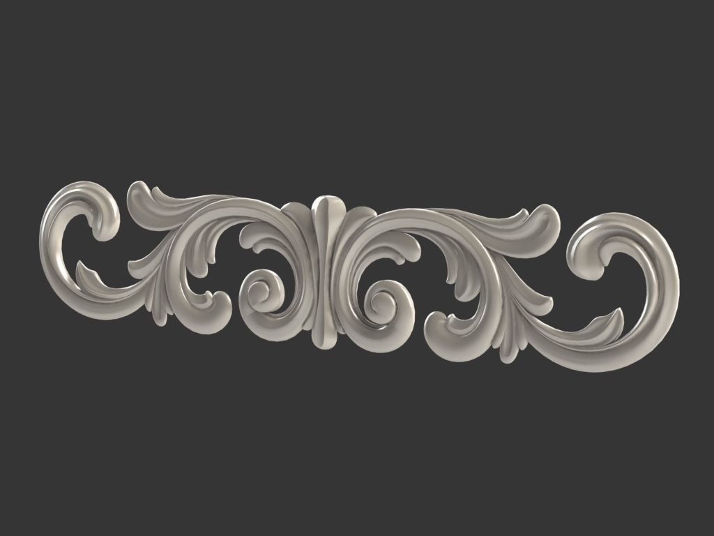 Carved decoration 2 3D print model_1