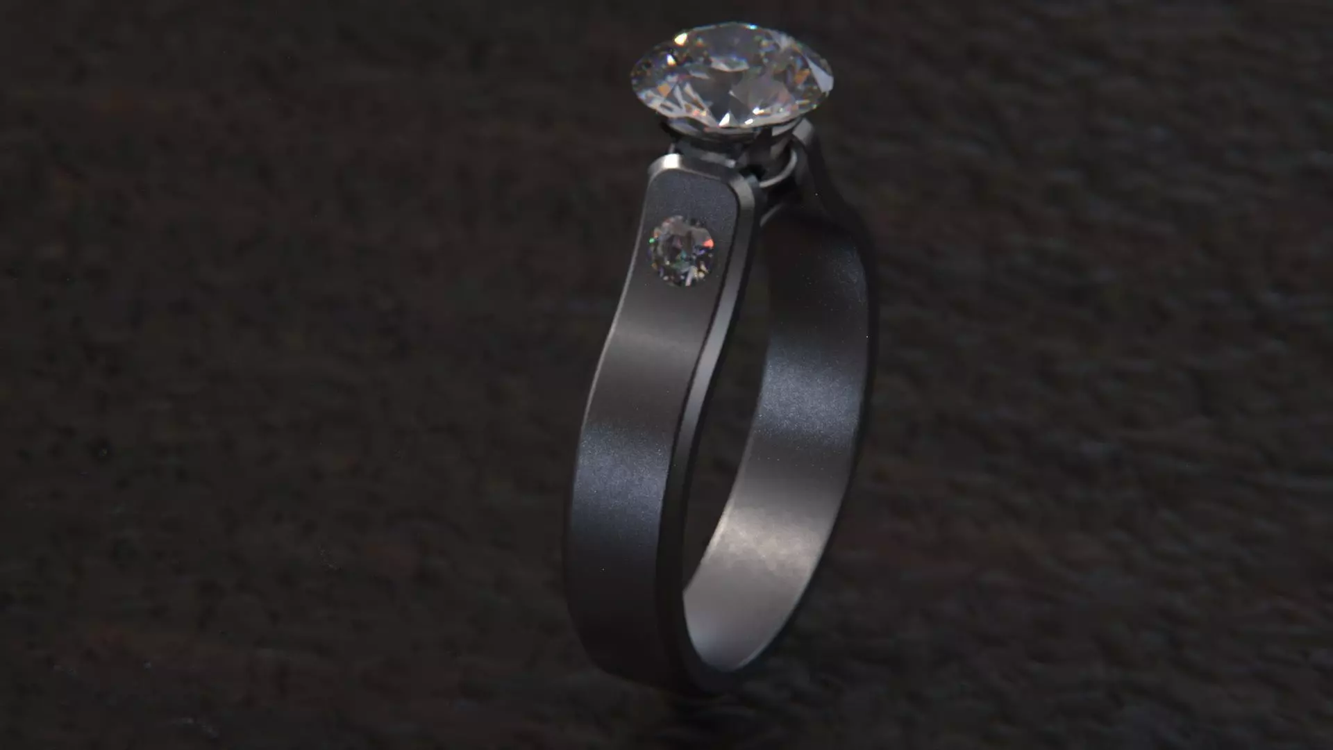 Ring brilante womans 3D model_7