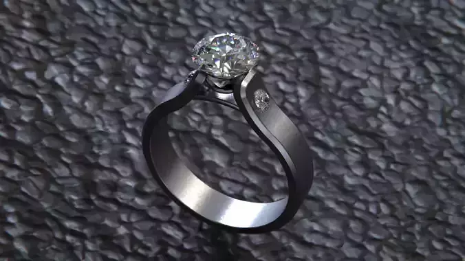 Ring brilante womans