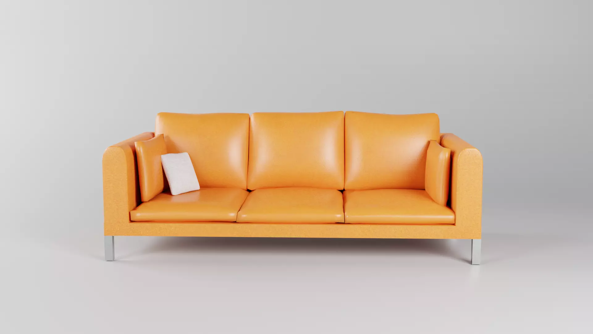 Modern Couch - PBR Textured Asset Low-poly 3D model_0