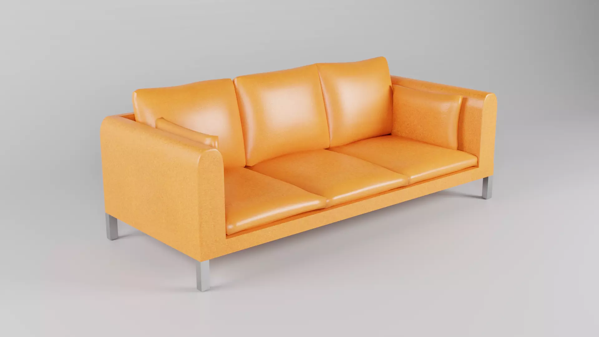 Modern Couch - PBR Textured Asset Low-poly 3D model_1
