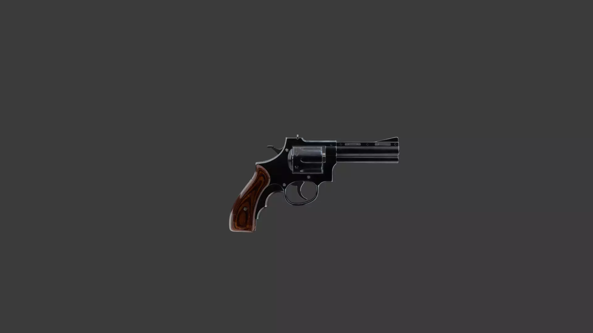 A realistic revolver 3D model_1