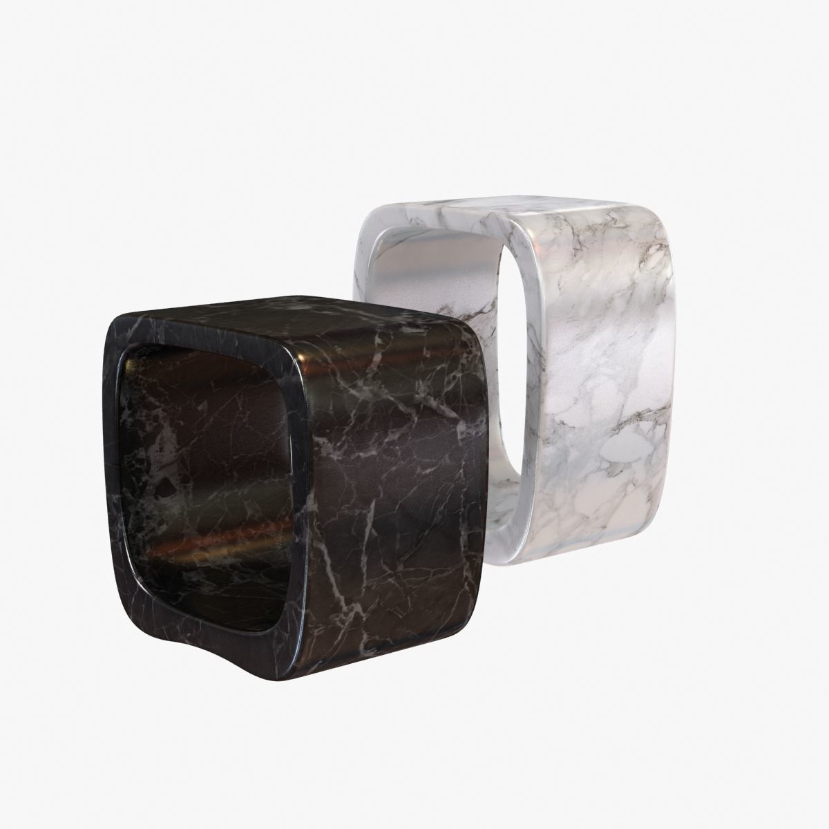 Holly Hunt BELL PEPPER SIDE TABLE 3D model_3