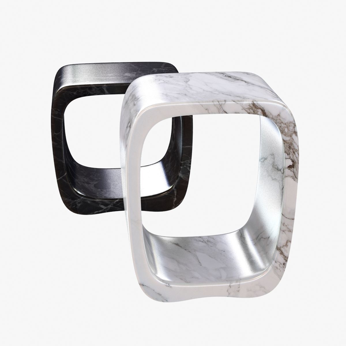 Holly Hunt BELL PEPPER SIDE TABLE 3D model_2