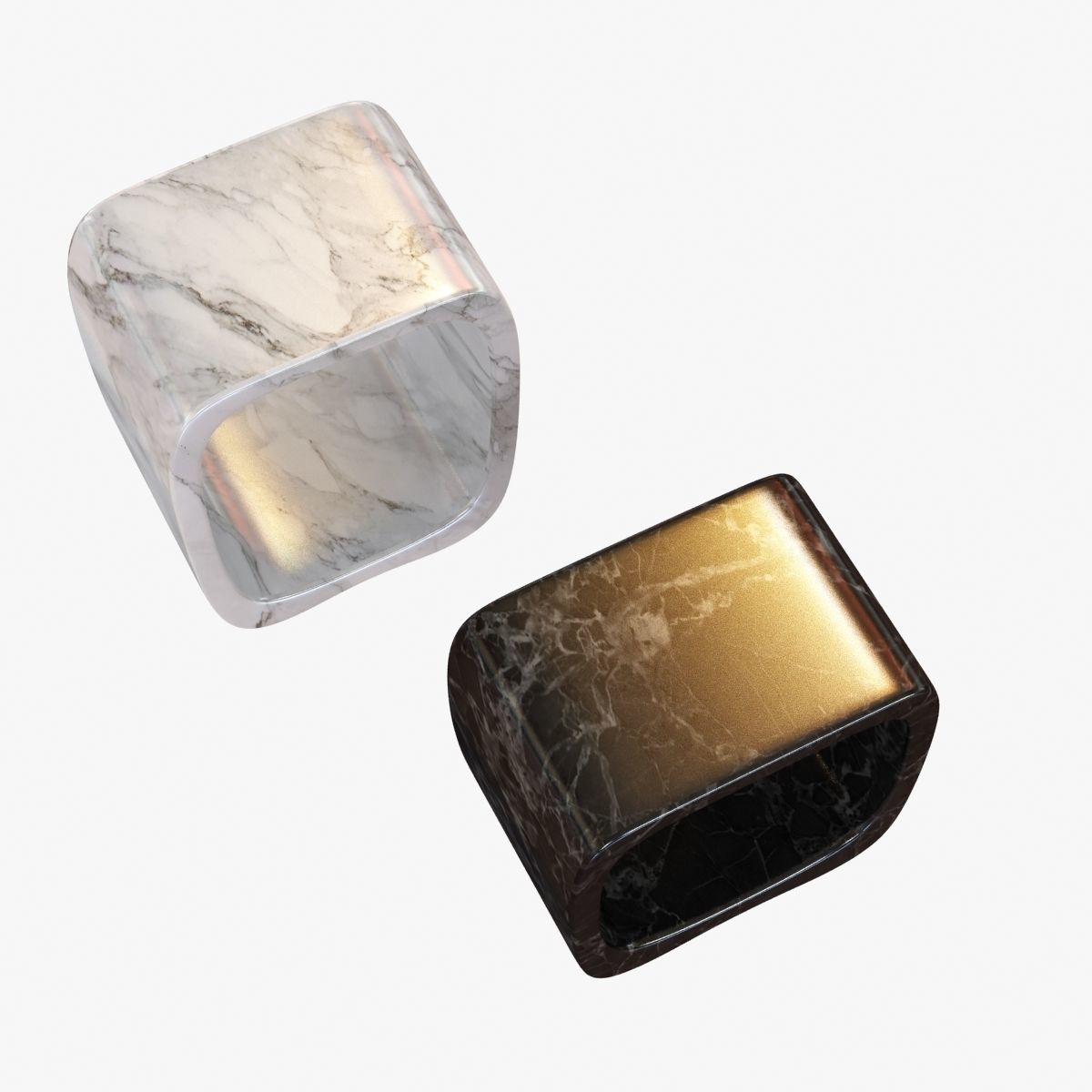 Holly Hunt BELL PEPPER SIDE TABLE 3D model_5