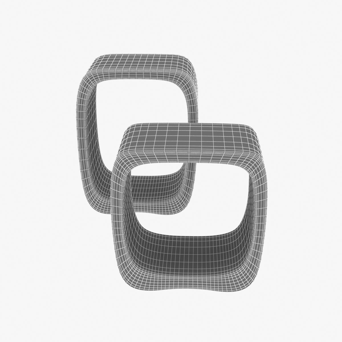 Holly Hunt BELL PEPPER SIDE TABLE 3D model_7