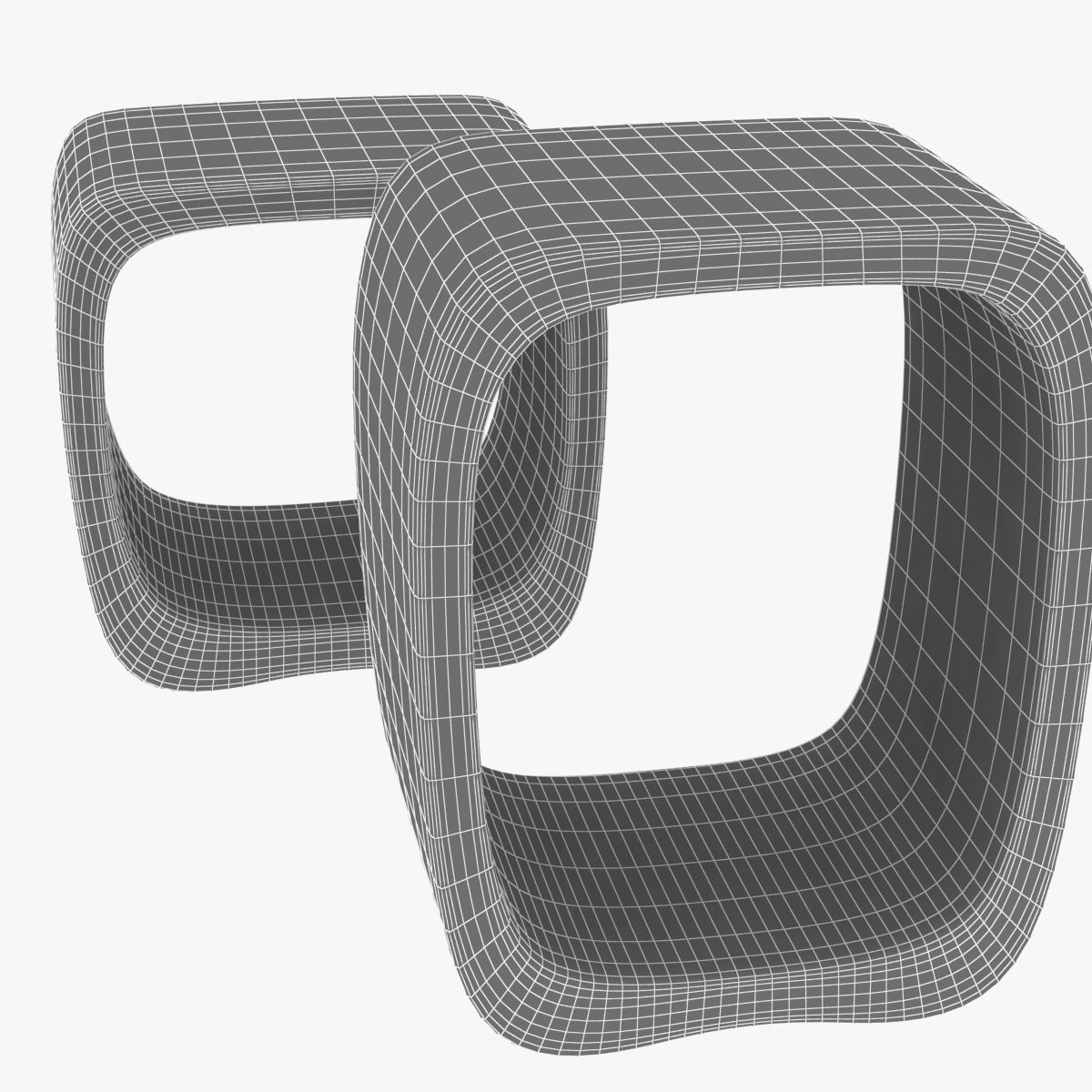 Holly Hunt BELL PEPPER SIDE TABLE 3D model_9