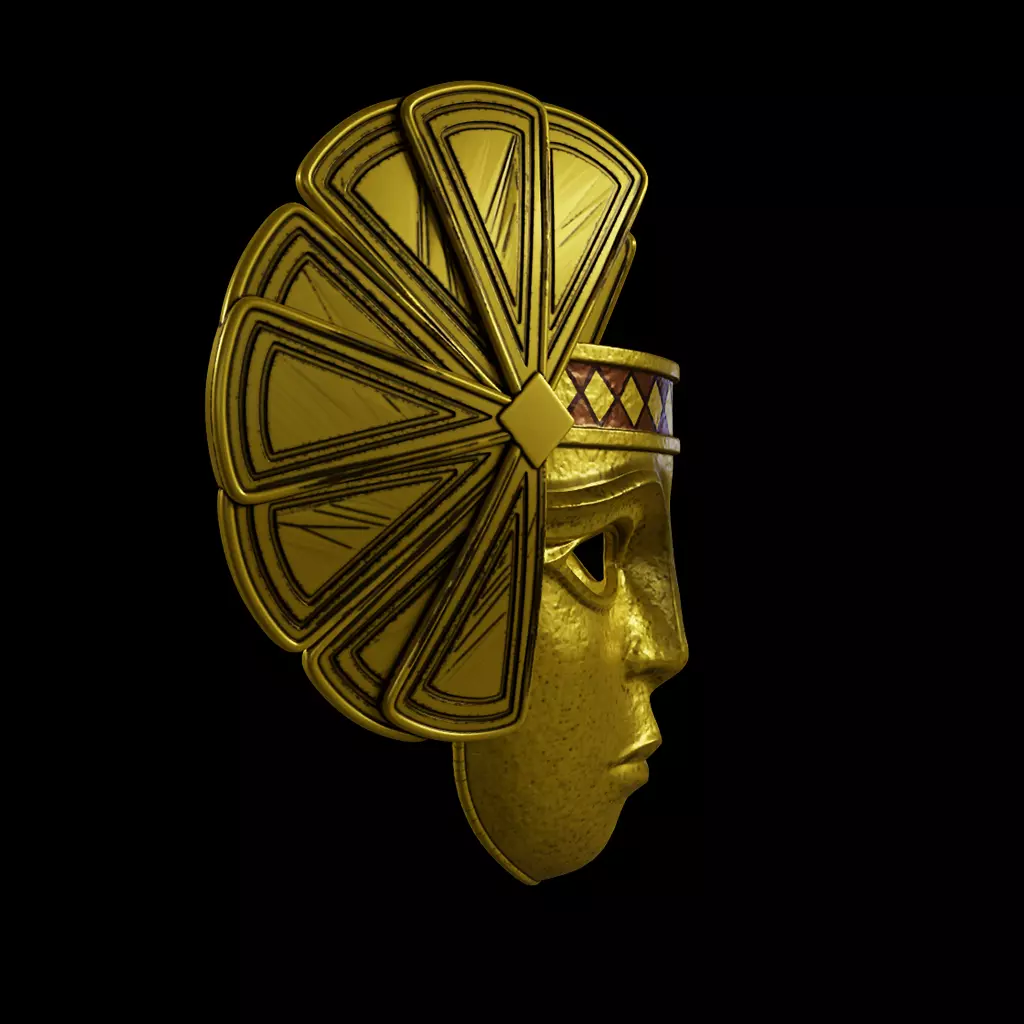 Anck Su Namun Battle MAsk 3d digital download 3D print model_1